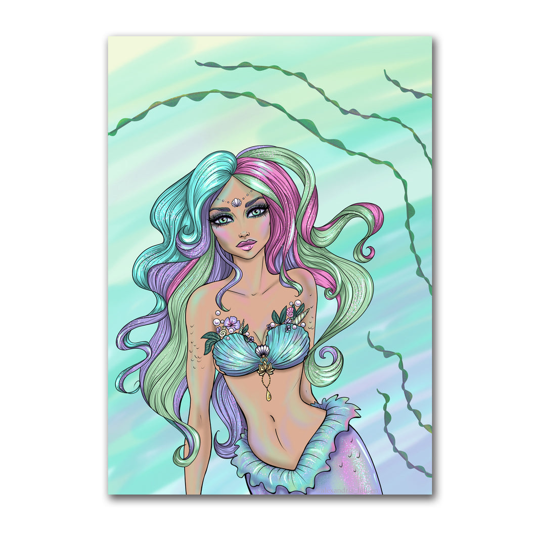Art Print Mermaid Alyssa