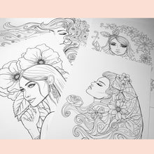 Load image into Gallery viewer, Colouring Pages Girls Set 02
